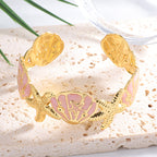 Ladies Elegant Wave-Shaped Bracelets Hapa Style