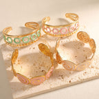 Women's cuff with elegant spiral design Hapa Style