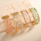 Women's cuff with elegant spiral design Hapa Style