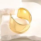 Women Open Bangle with Artistic Relief Design Hapa Style