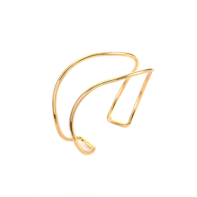 Women Open Bangle in Minimalist Design Hapa Style