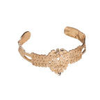 Women's Open Bangle in Modern Bamboo Design Hapa Style