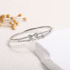 Ladies bracelet with elaborate infinity symbol and sparkling zirconia Hapa Style