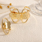 Women's bracelet with ornate butterfly design Hapa Style