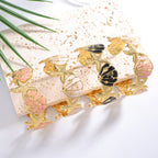 Ladies Elegant Wave-Shaped Bracelets Hapa Style