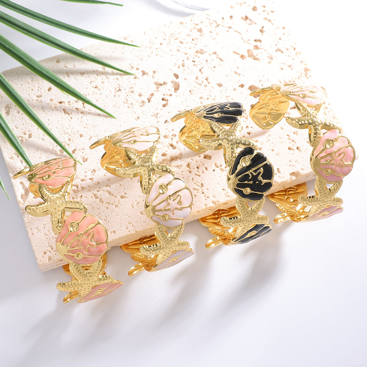 Ladies Elegant Wave-Shaped Bracelets Hapa Style