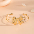 Women's bracelet with intricate bow design Hapa Style
