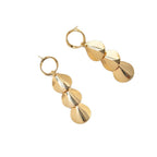 Women Hanging Earrings with Elegant Shell Design Hapa Style