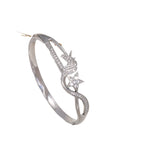 Ladies bracelet with elaborate infinity symbol and sparkling zirconia Hapa Style
