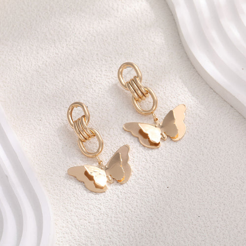 Ladies Elegant and Stylish Earrings with Floral Designs Hapa Style