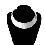 Women Choker Necklace with Modern V Design Hapa Style