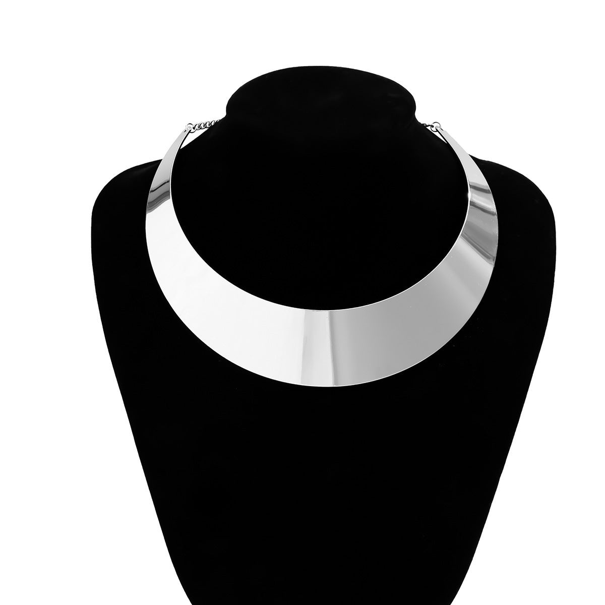 Women Choker Necklace with Modern V Design Hapa Style