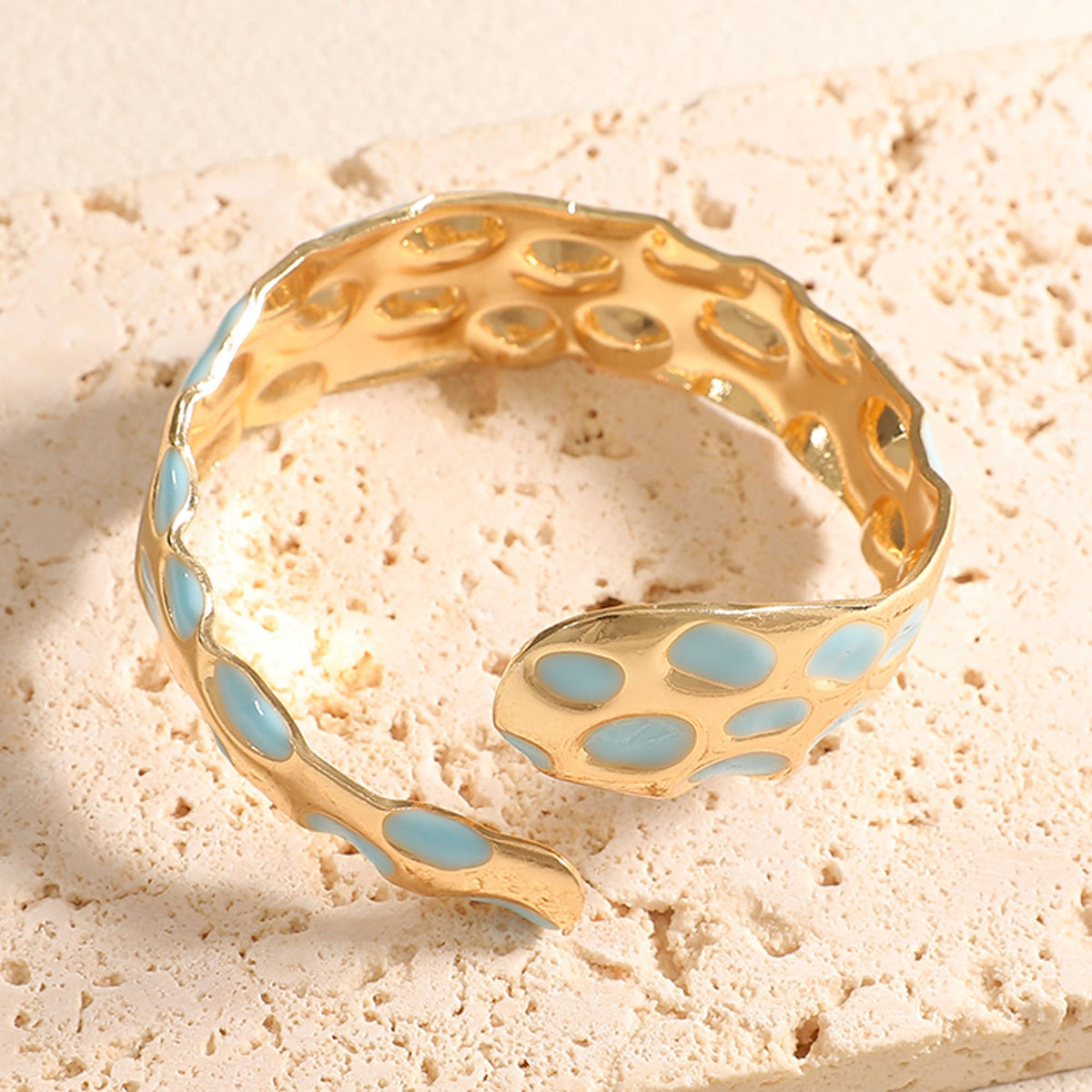 Ladies Open Bangle in Elegant Snake Design Hapa Style