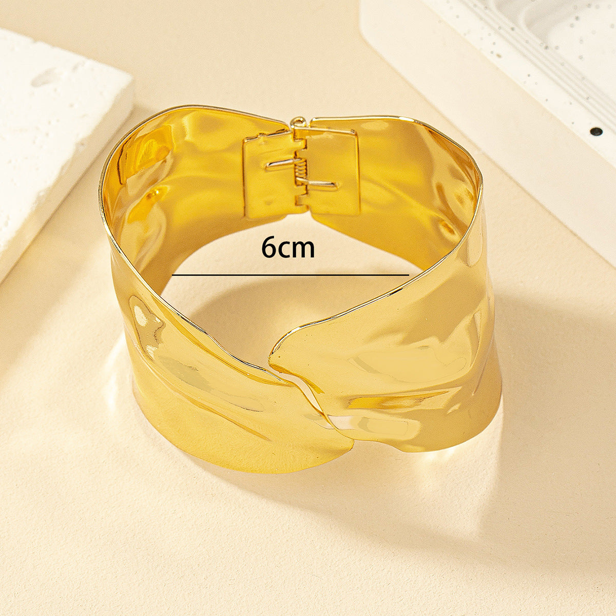 Women's Open Bangle in Stylish, Curved Design Hapa Style
