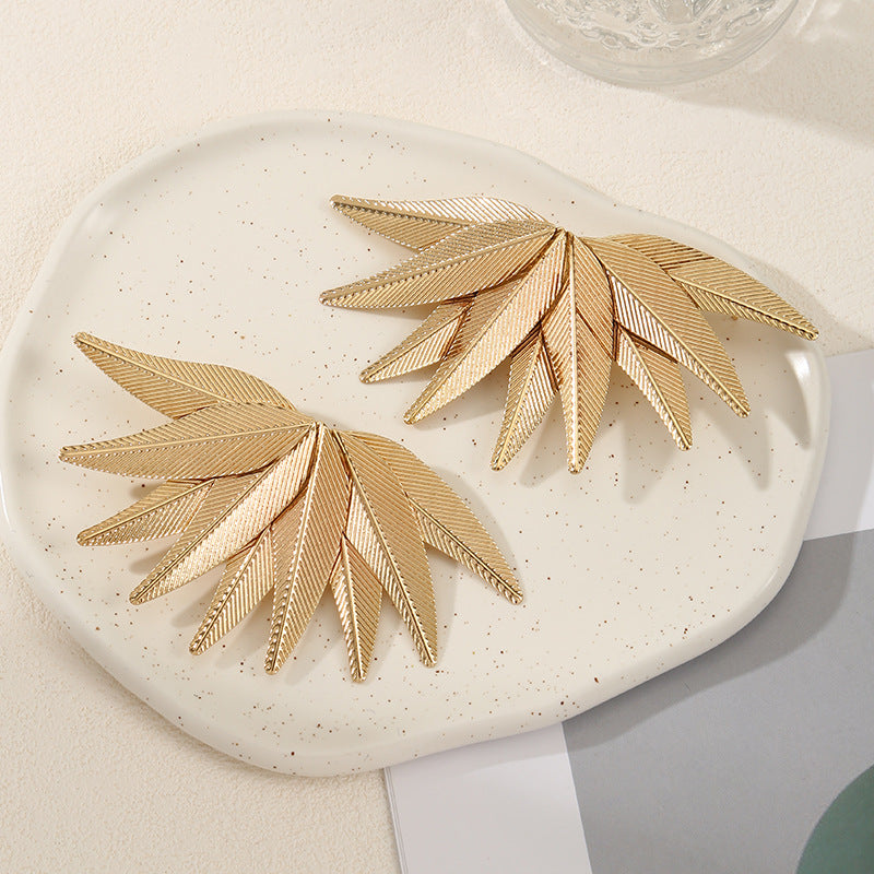 Women's hair clips in luxurious leaf design Hapa Style