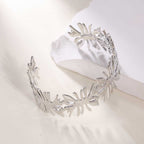 Women's Open Bangle with Elegant Wave Design Hapa Style