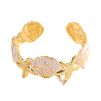 Ladies Elegant Wave-Shaped Bracelets Hapa Style