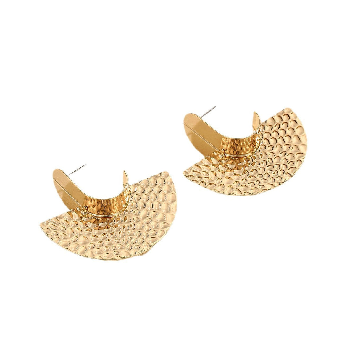Women's Hanging Earrings with Artistic, Textured Design Hapa Style