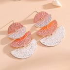 Women's Hanging Earrings in Elegant, Layered Design Hapa Style