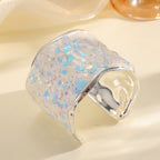Women's Glittering Ring made of high-quality Epoxy Resin Hapa Style