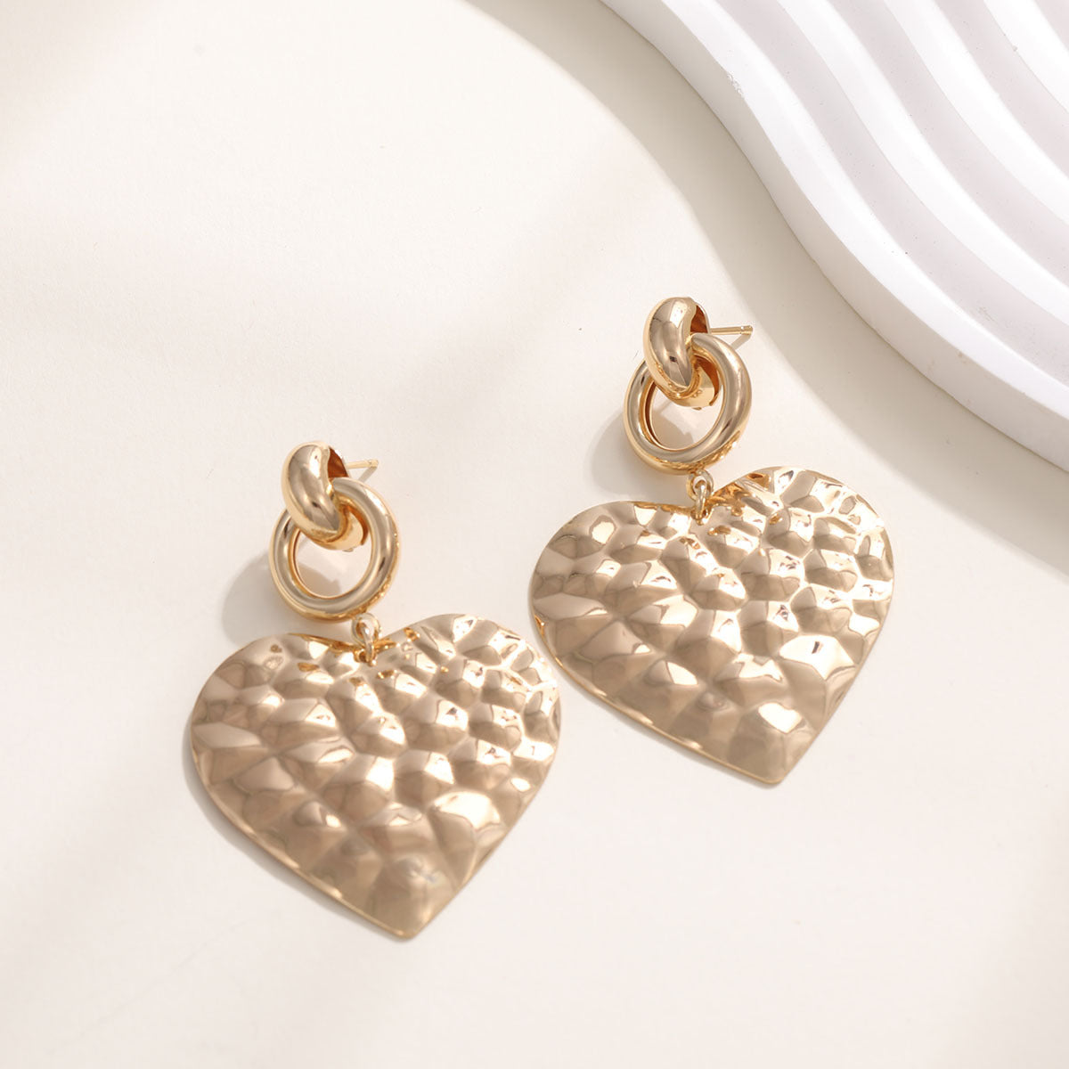 Women's Elegant Statement Earrings with Leaf Design Hapa Style