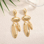 Women Hanging Earrings with artistic, three-dimensional design Hapa Style