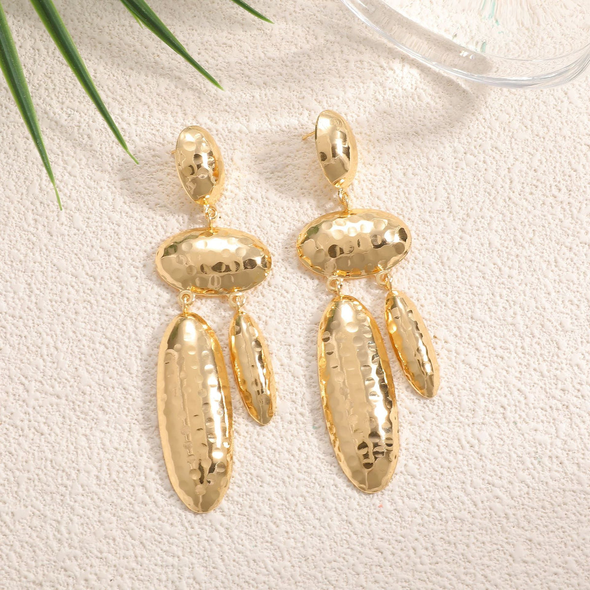 Women Hanging Earrings with artistic, three-dimensional design Hapa Style