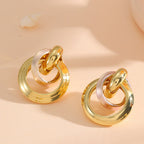 Women's earrings in elegant ring design Hapa Style