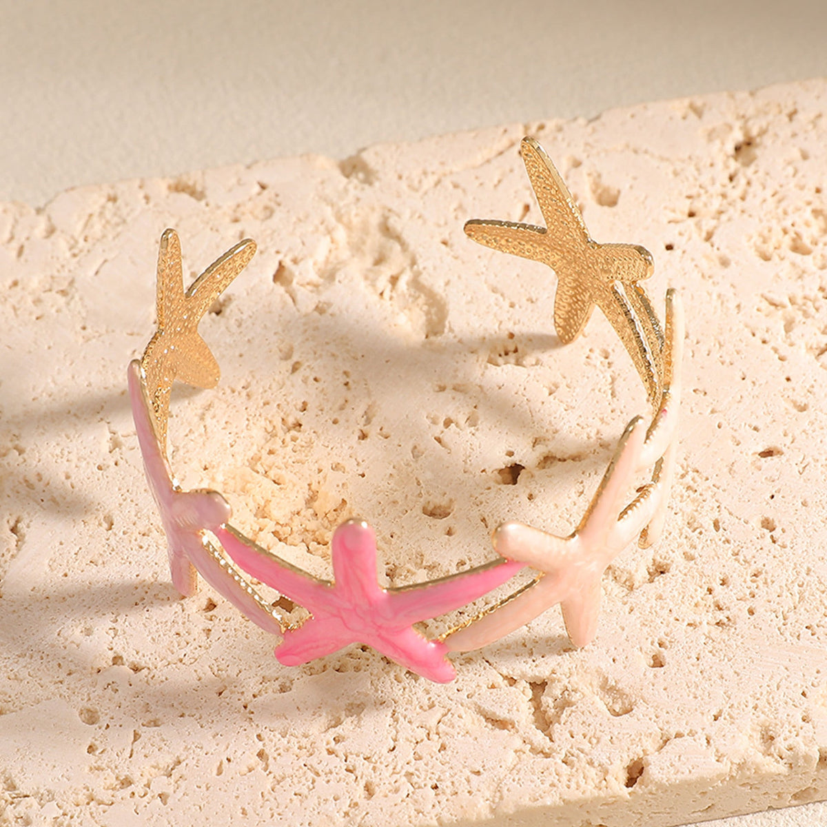 Ladies bracelet with intricate starfish design Hapa Style