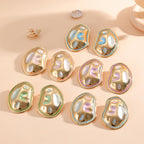 Ladies Hanging Earrings in a modern, organic design Hapa Style
