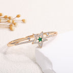 Ladies bracelet with elaborate infinity symbol and sparkling zirconia Hapa Style